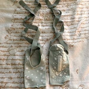 Yoga/Pilates workout socks, Blogilates, mint, OSFA